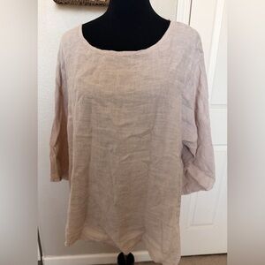 Elegant Beige Women's Blouse